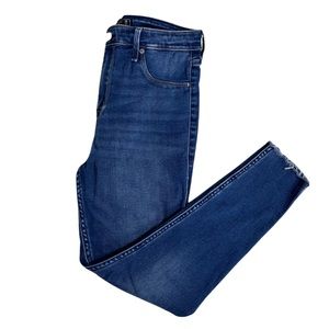 Abercrombie & Fitch High Rise Simone Jean Legging Jegging Skinny Leg 28 Short